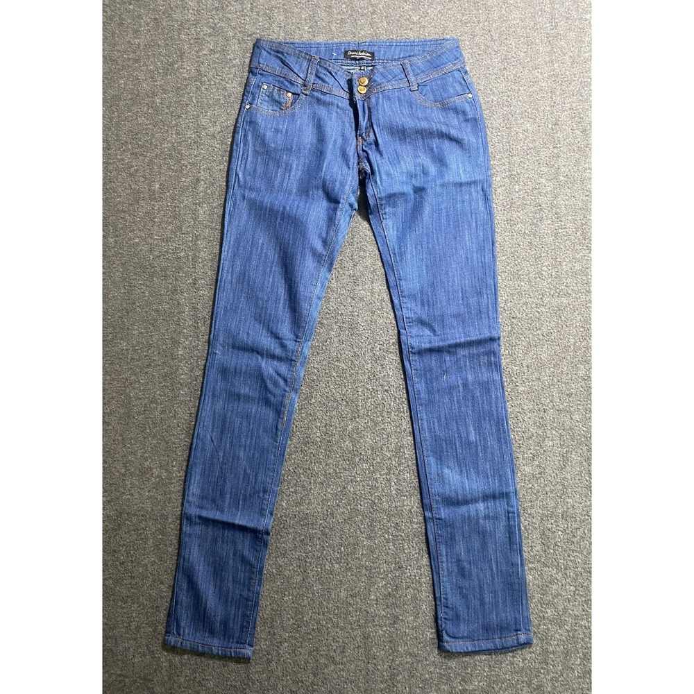 CHUNS FASHION MEDIUM WASH BLUE DENIM SKINNY JEANS SIZE 32